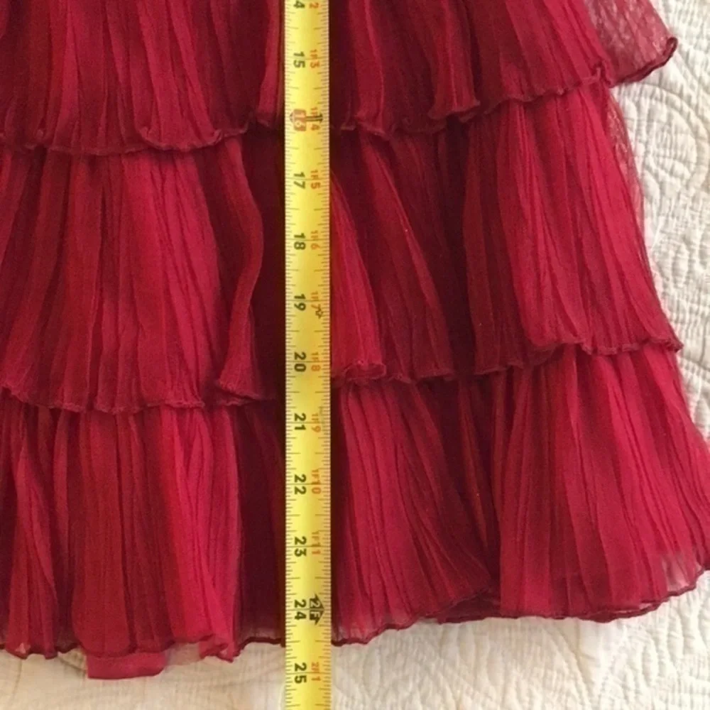JONA MICHELLE Red Layered Fancy Dress Size 4/5